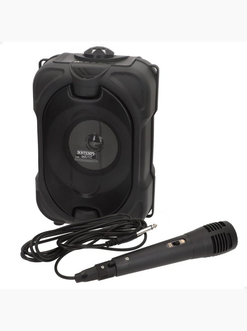 Altavoz inalámbrico c/micrófono y luces 19x15x16 cm bontempi - Kiabi