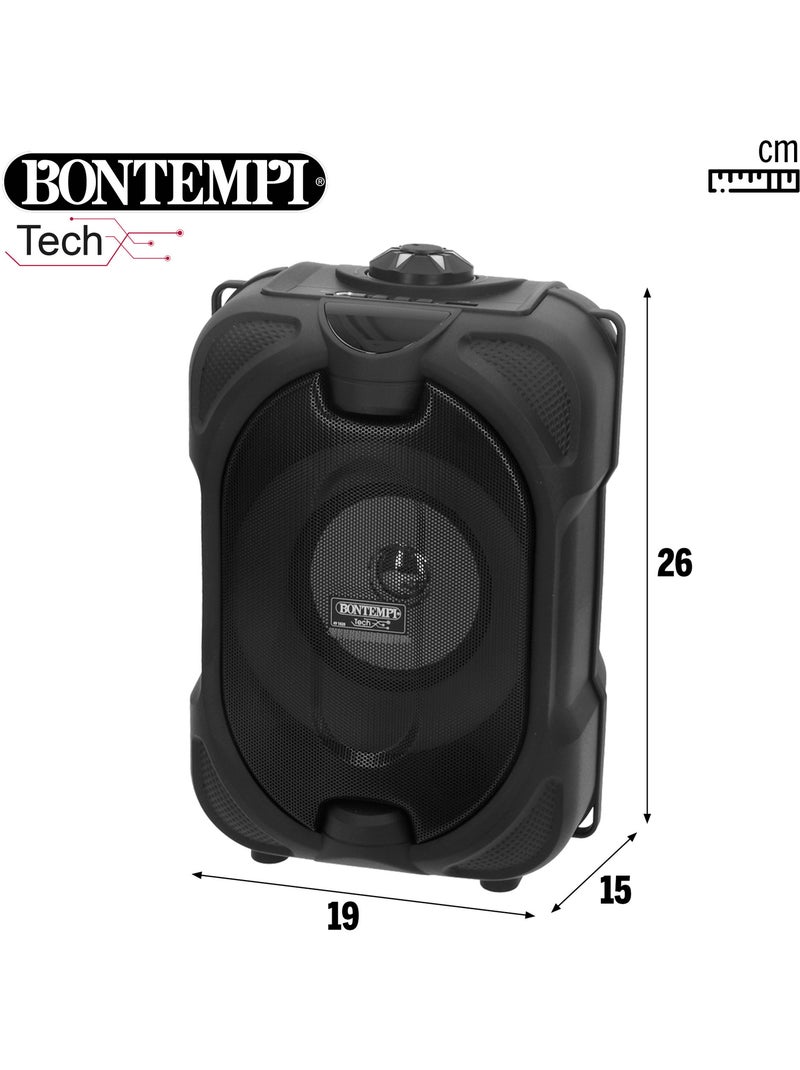 Altavoz inalámbrico c/micrófono y luces 19x15x16 cm bontempi N/D - Kiabi