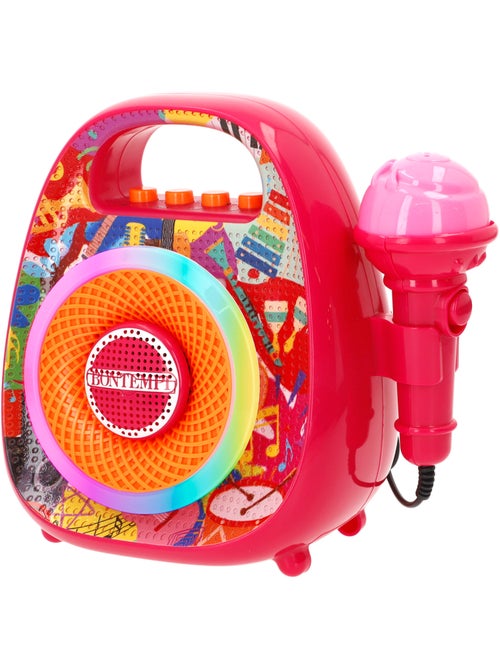 Altavoz inalámbrico mini con micro y luces de bontempi - Kiabi
