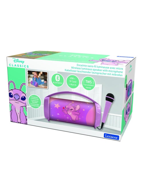 Altavoz luminoso Bluetooth® Angel con micrófono - Kiabi Altavoz luminoso Bluetooth® Angel con micrófono - Kiabi