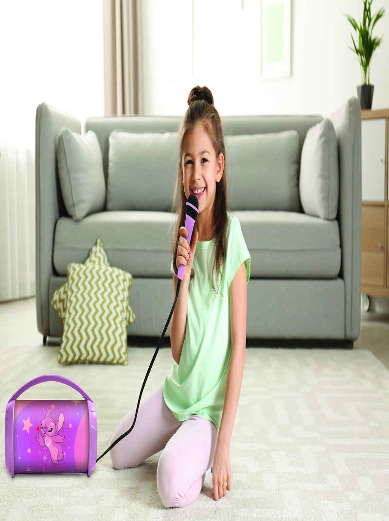 Altavoz luminoso Bluetooth® Angel con micrófono Rosa - Kiabi