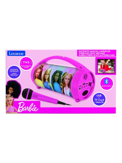 Altavoz luminoso Bluetooth? Barbie con micr?fono - Kiabi Altavoz luminoso Bluetooth? Barbie con micr?fono - Kiabi