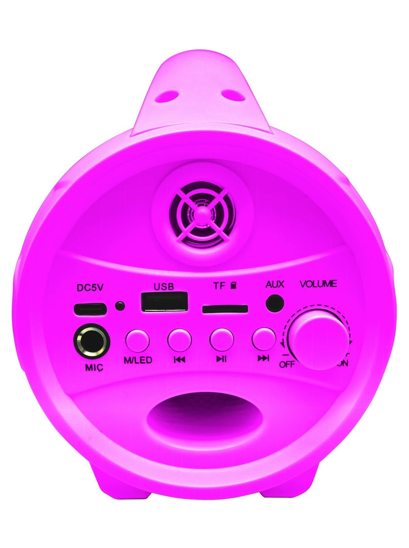 Altavoz luminoso Bluetooth® Barbie con micrófono Rosa - Kiabi