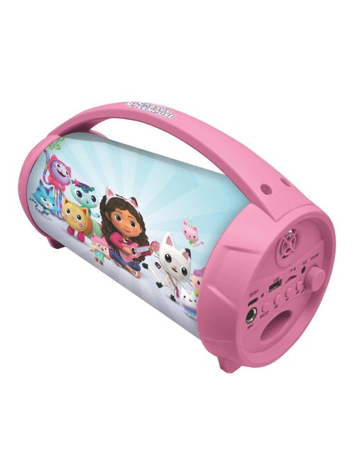 Altavoz luminoso Bluetooth® con micrófono de Gabby's Dollhouse - Kiabi Altavoz luminoso Bluetooth® con micrófono de Gabby's Dollhouse - Kiabi