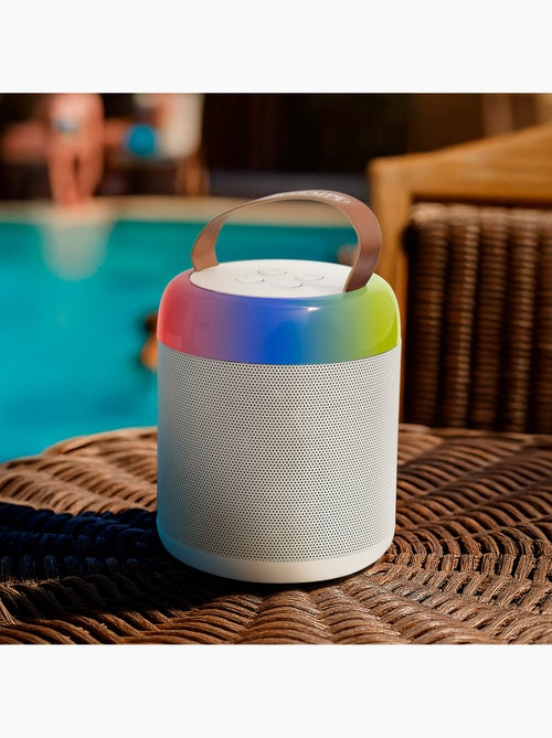 Altavoz mini inalámbrico 80w con micrófono y luces bontempi - Kiabi