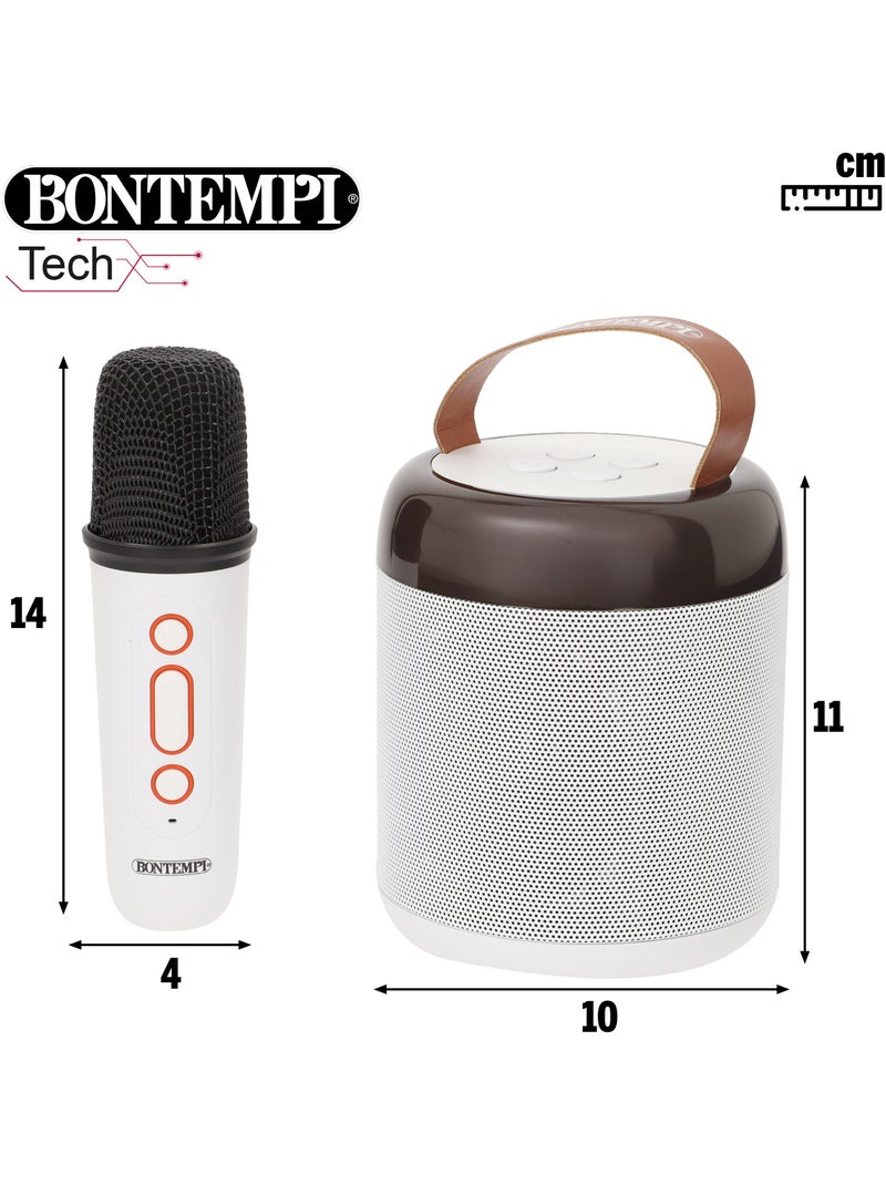 Altavoz mini inalámbrico 80w con micrófono y luces bontempi N/D - Kiabi