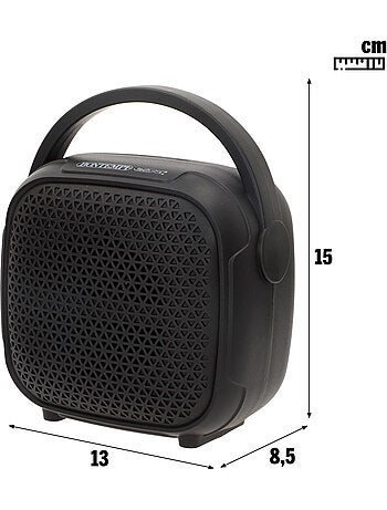 Altavoz mini inalámbrico con micrófono y luces rgb bontempi