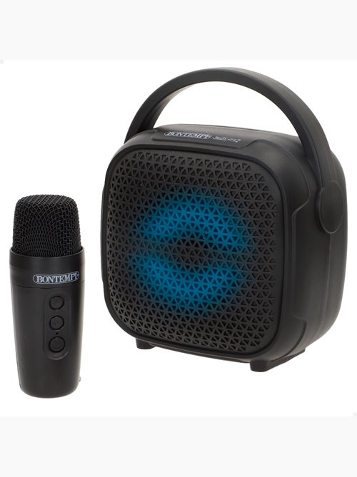 Altavoz mini inalámbrico con micrófono y luces rgb bontempi - Kiabi