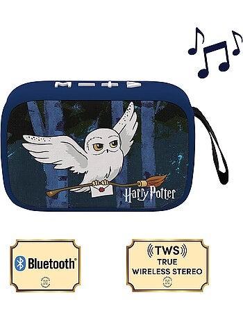 Altavoz portátil bluetooth 5.0 de hedwig con acabado de tela