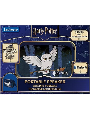Altavoz portátil bluetooth 5.0 de hedwig con acabado de tela