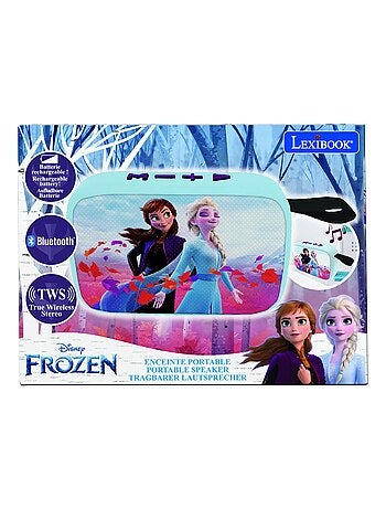 Altavoz puertoátil Bluetooth® Disney Frozen con acabado de tela