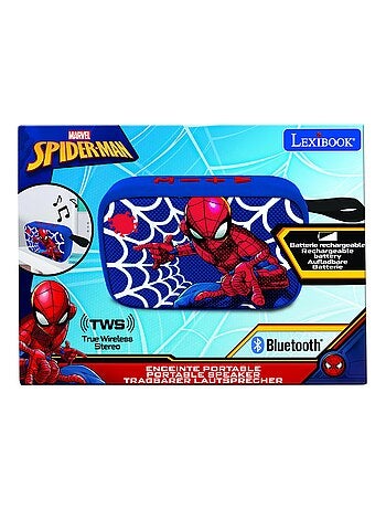 Altavoz puertoátil Bluetooth® SpiderMan con acabado de tela