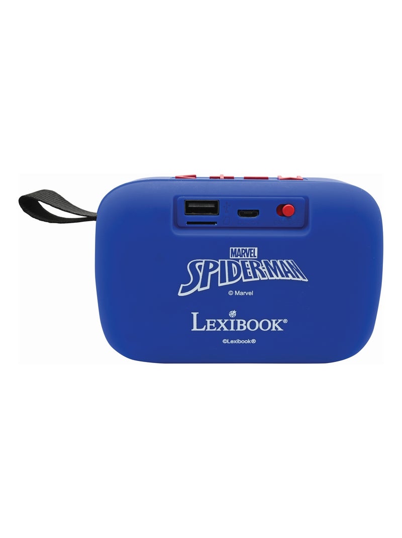 Altavoz puertoátil Bluetooth® SpiderMan con acabado de tela Azul - Kiabi