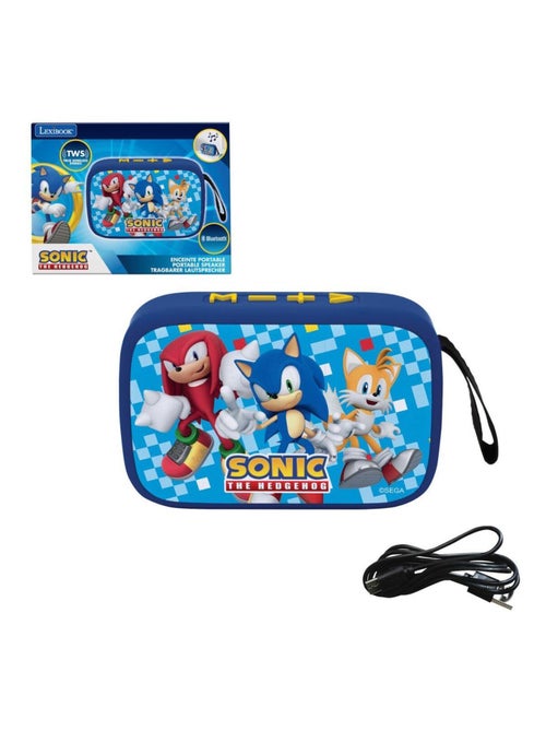 Altavoz puertoátil Sonic Bluetooth® con acabado de tela - Kiabi