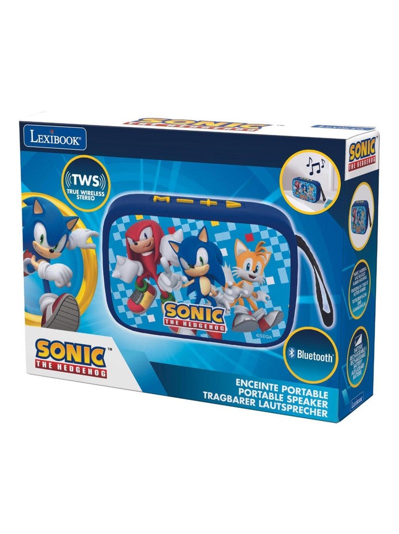 Altavoz puertoátil Sonic Bluetooth® con acabado de tela Azul - Kiabi