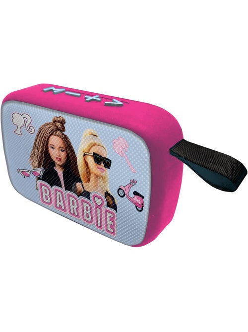 Altavoz puerto?til Bluetooth? Barbie con acabado de tela - Kiabi Altavoz puerto?til Bluetooth? Barbie con acabado de tela - Kiabi