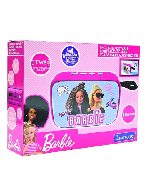 Altavoz puerto?til Bluetooth? Barbie con acabado de tela - Kiabi Altavoz puerto?til Bluetooth? Barbie con acabado de tela - Kiabi