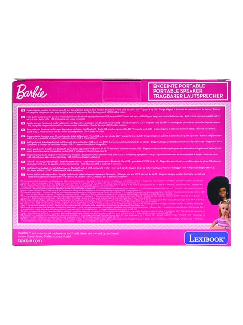 Altavoz puerto?til Bluetooth? Barbie con acabado de tela - Kiabi Altavoz puerto?til Bluetooth? Barbie con acabado de tela - Kiabi