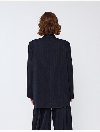 Americana de rayas grandes, mo fashion