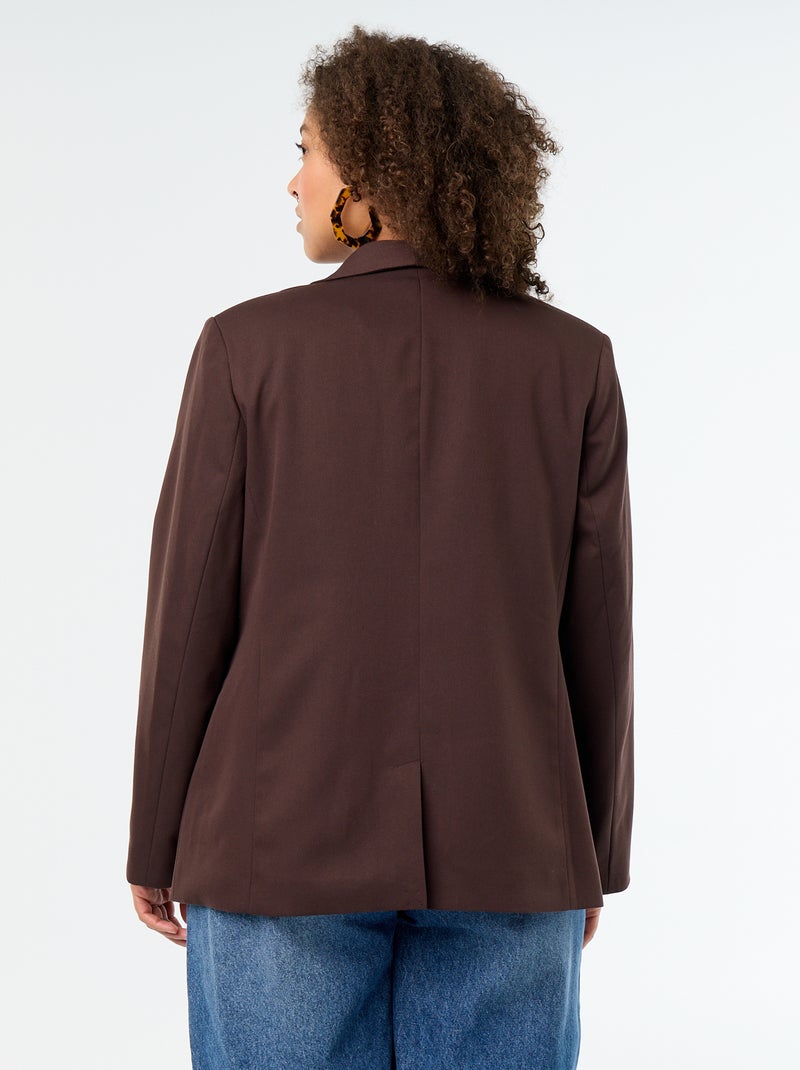 Americana larga de sastre Marron - Kiabi