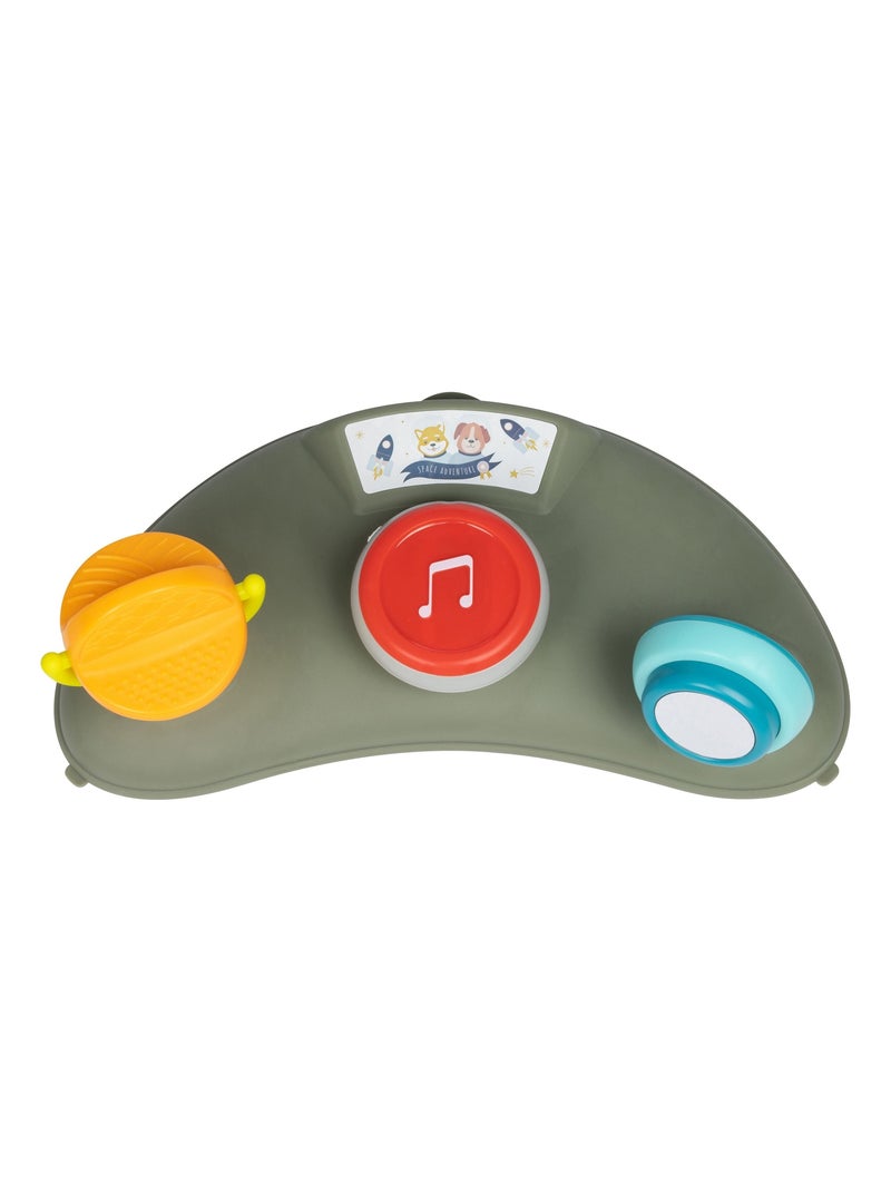 Andador Dalia con bandeja de actividades musicales, plegable Verde - Kiabi
