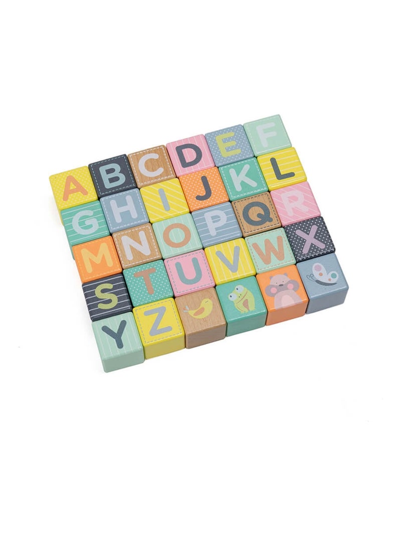 Andador de madera con cubos de juego Multicolor - Kiabi