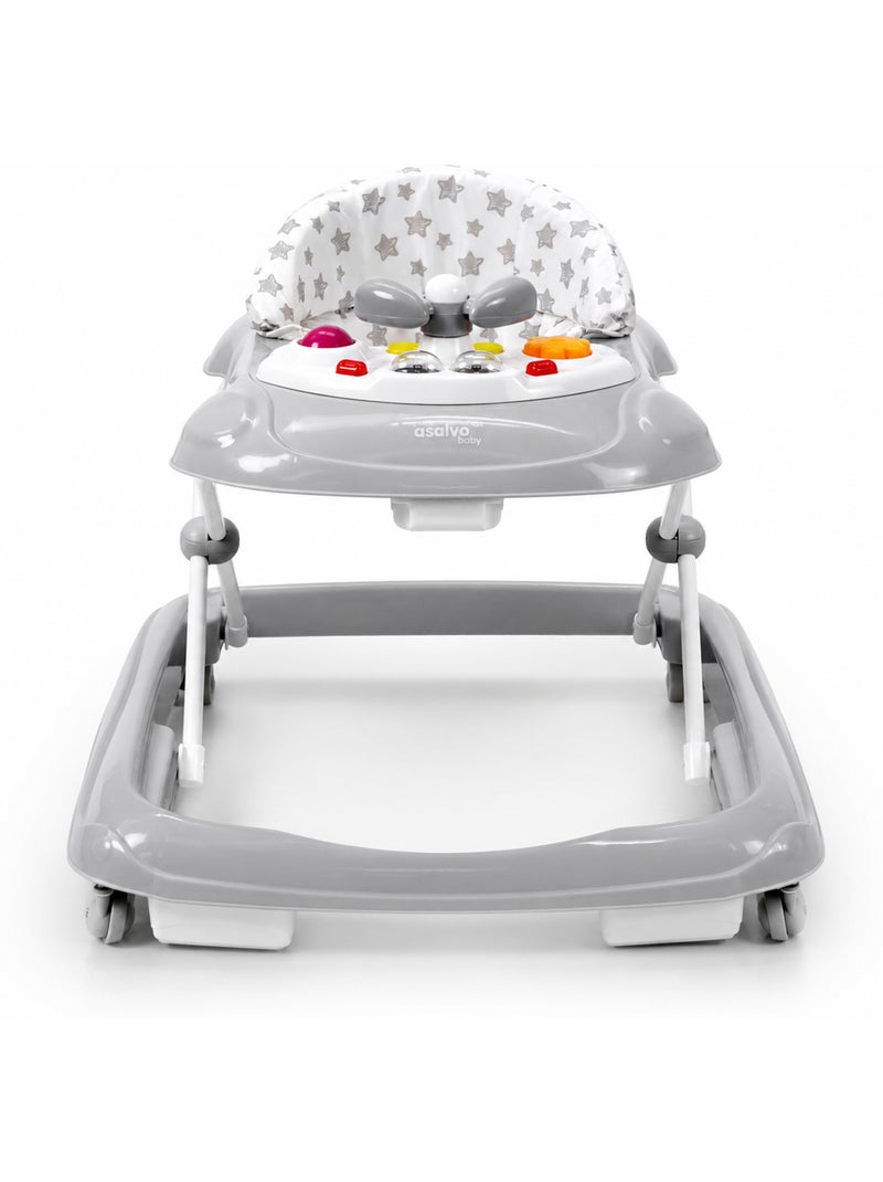 Andador Diver Baby Estrellas Asalvo Gris - Kiabi