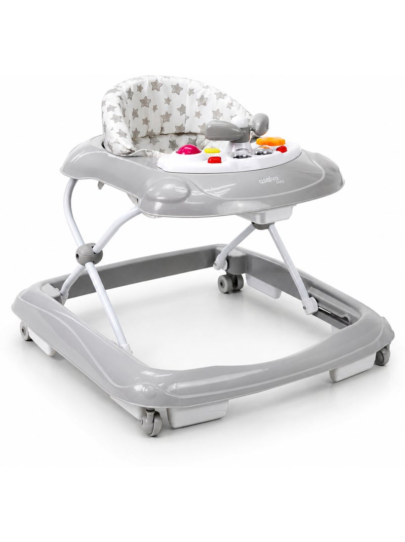 Andador Diver Baby Estrellas Asalvo Gris - Kiabi