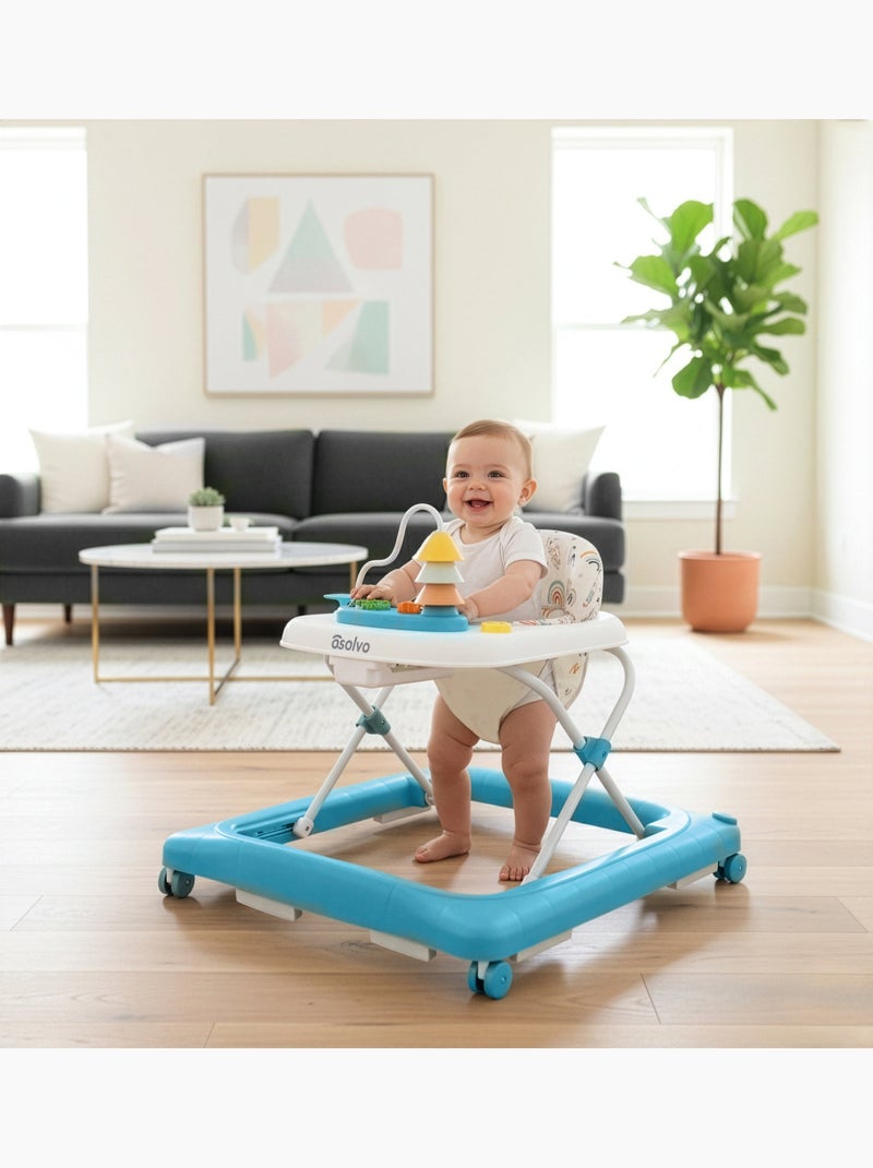 Andador Fun Arcoíris Asalvo Azul Blanco - Kiabi