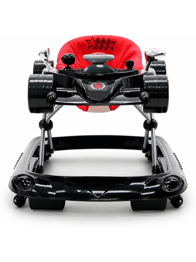 Andador Hamilton Asalvo Negro Rojo - Kiabi
