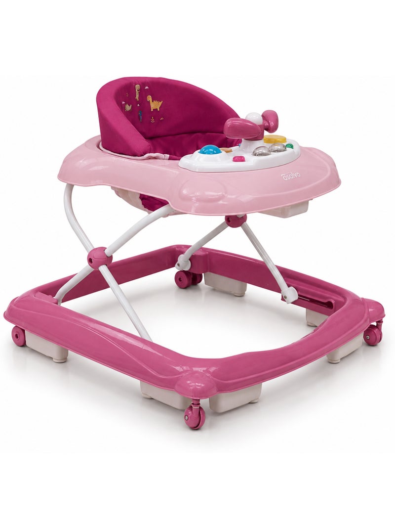Andador Jurassic Kids Asalvo Rosa - Kiabi