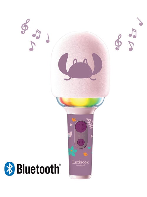 Angel Karaoke micr?fono Micr?fono con efectos de luz y sonido - Kiabi