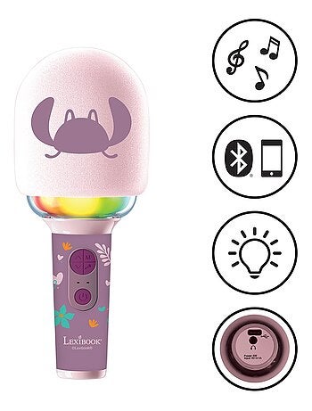 Angel karaoke micrófono micrófono con efectos de luz y sonido