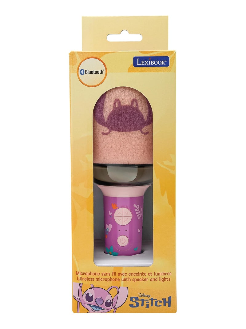 Angel Karaoke micrófono Micrófono con efectos de luz y sonido Rosa - Kiabi