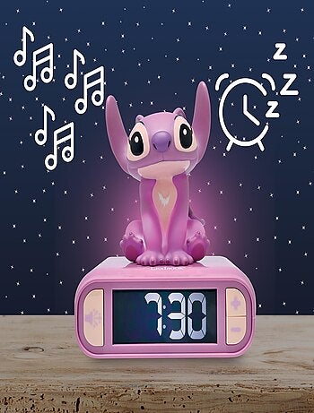 Angel Luz Nocturna Reloj despertador con sonidos