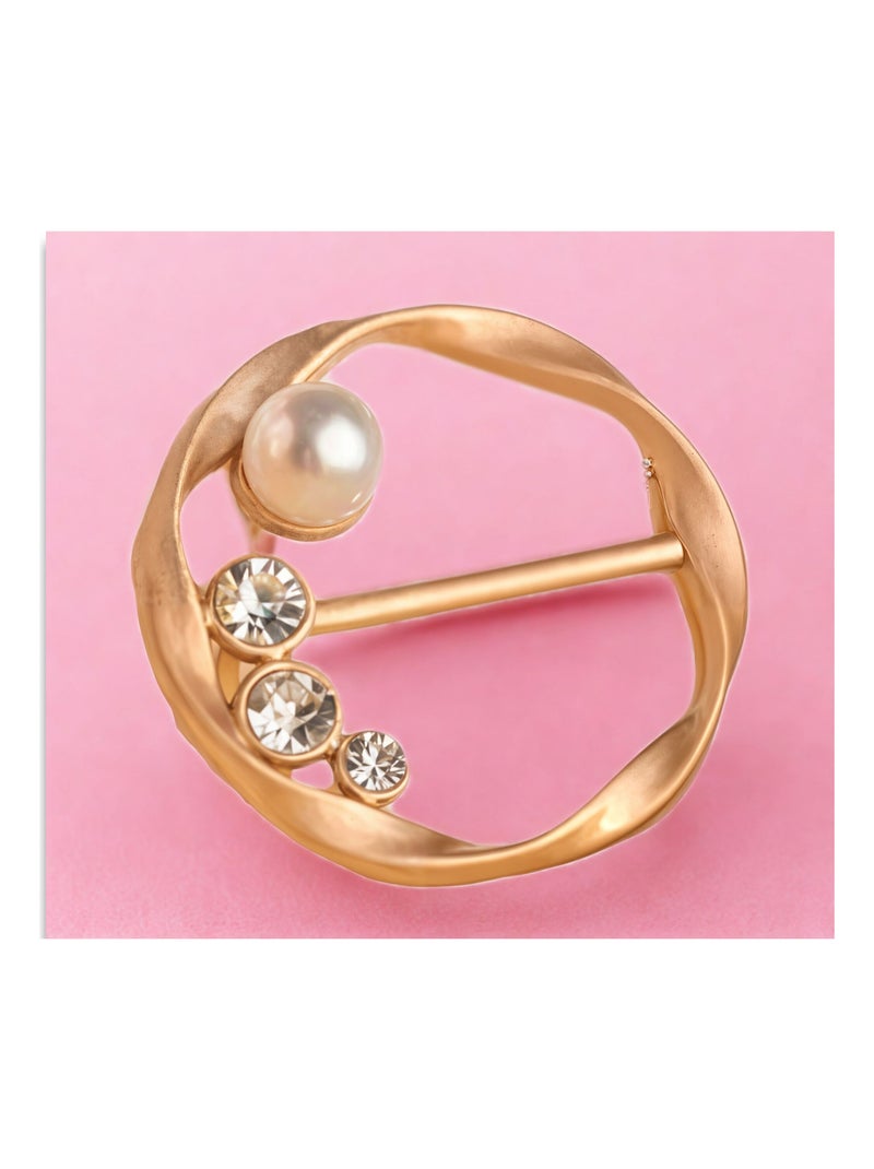 Anilla de bufanda Twist Oro - Kiabi
