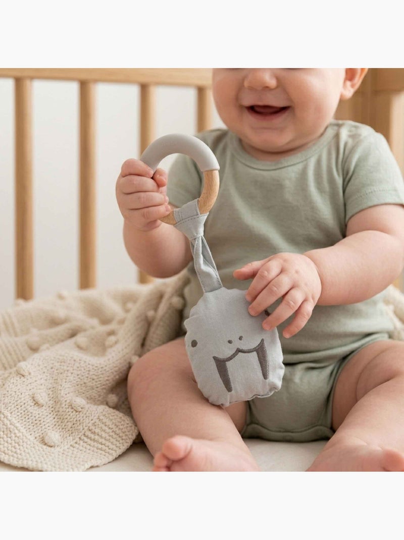 Anillo de dentición con peluche | SEVIRA KIDS Gris - Kiabi