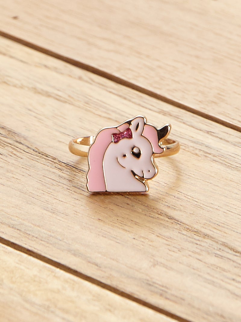 Anillo unicornio BEIGE - Kiabi