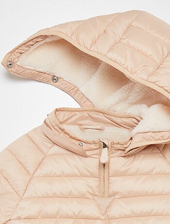 Anorak abrigado con capucha - Fácil de Poner