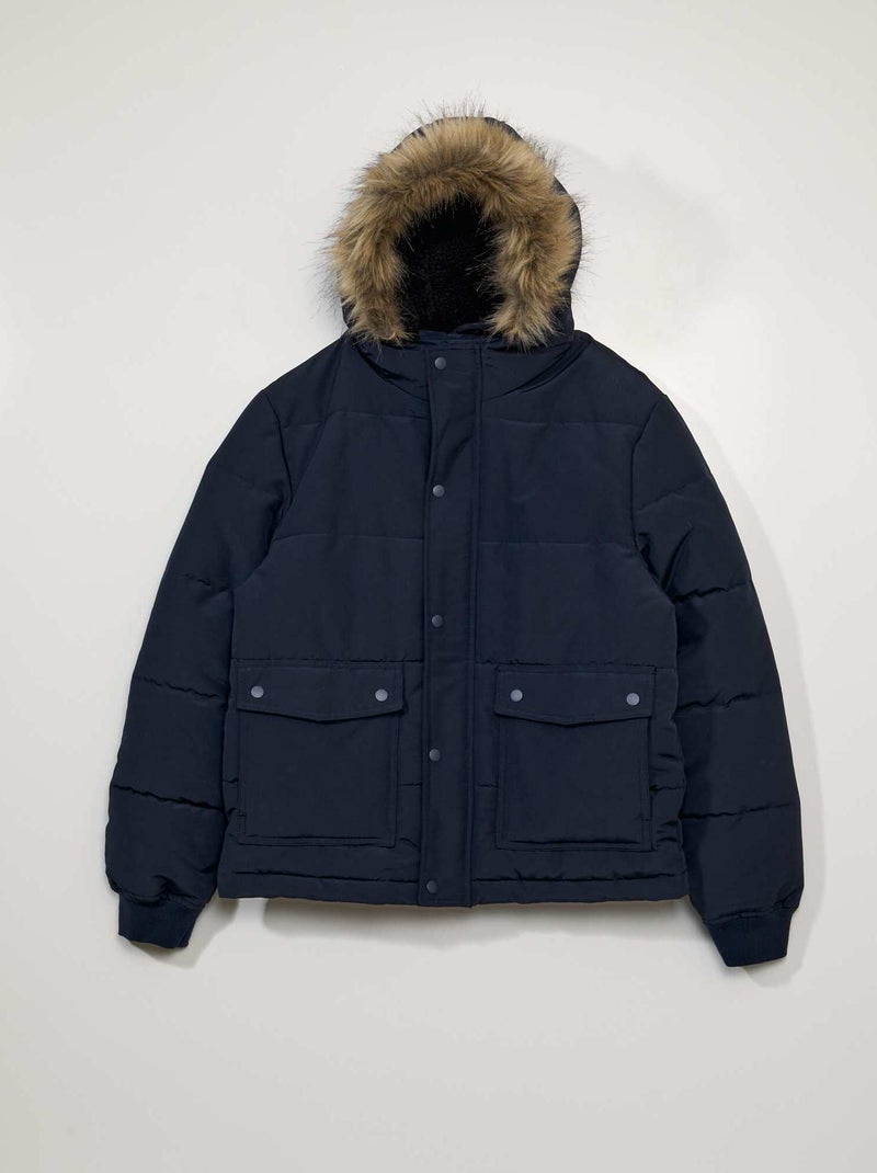 Anorak acolchado AZUL - Kiabi