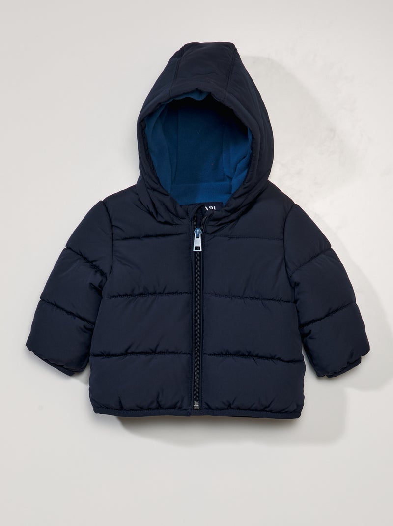 Anorak acolchado azul - Kiabi