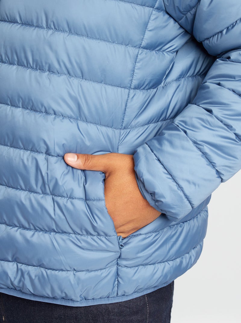 Anorak acolchado AZUL - Kiabi