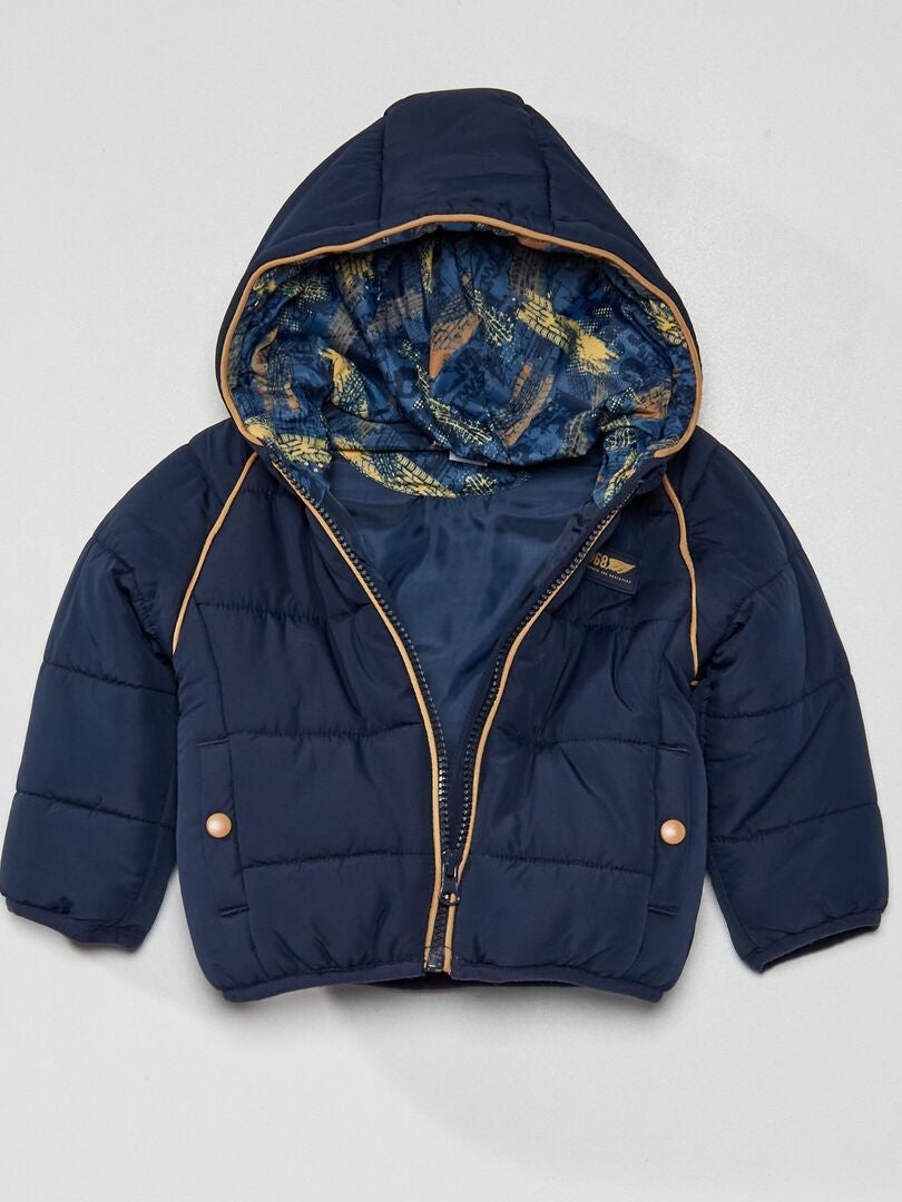 Anorak acolchado azul marino Kiabi 20.00€