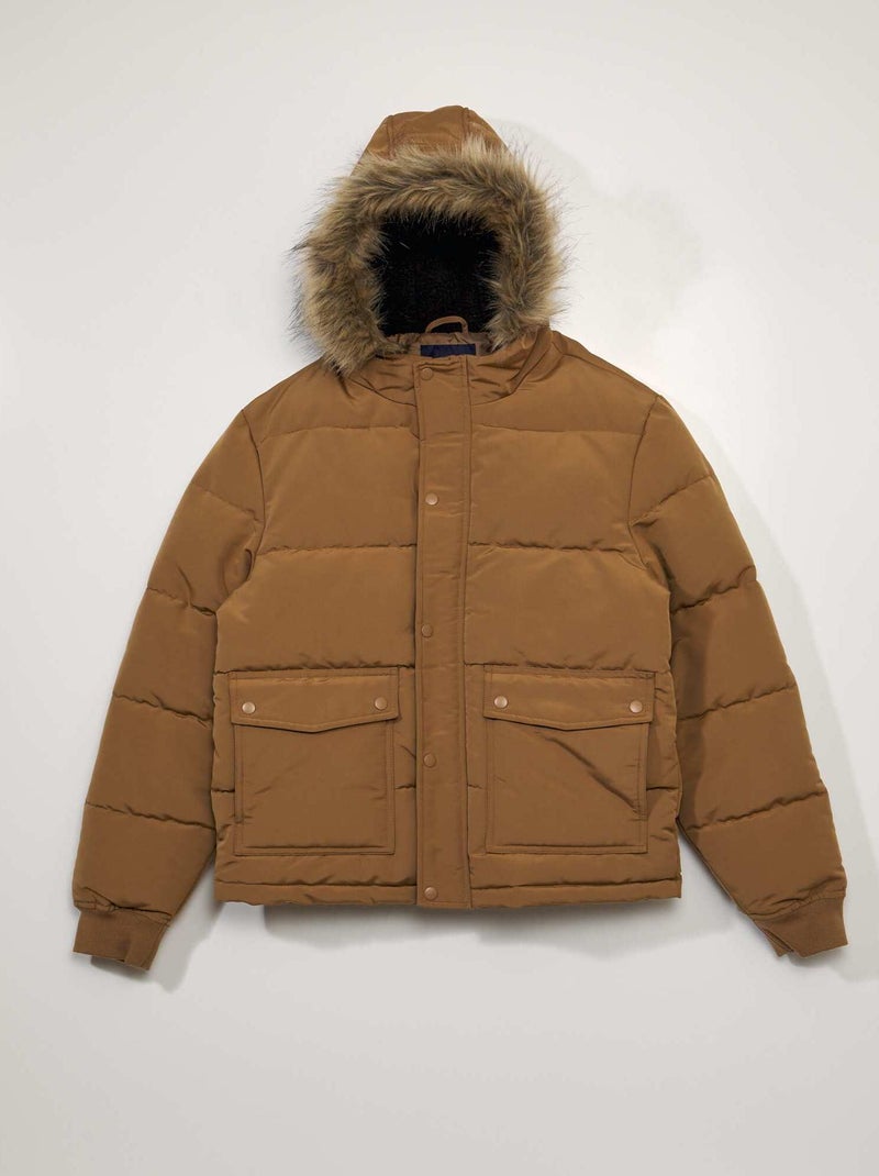 Anorak acolchado BEIGE - Kiabi