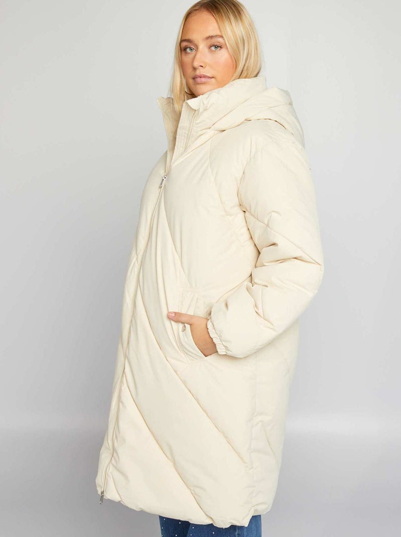 Anorak acolchado beige - Kiabi