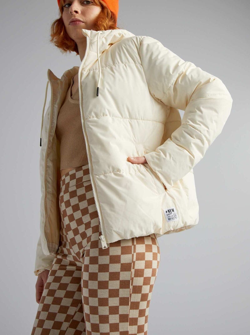Anorak acolchado BLANCO - Kiabi