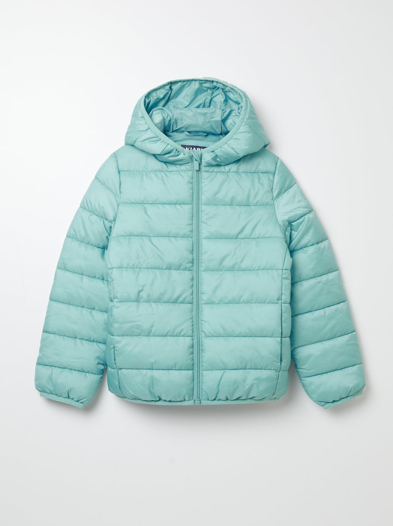 Anorak acolchado con capucha AZUL - Kiabi