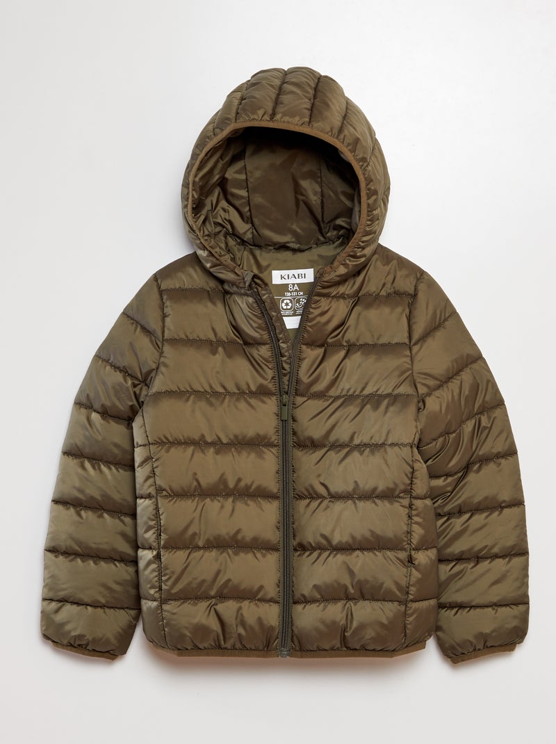 Anorak acolchado con capucha KAKI - Kiabi