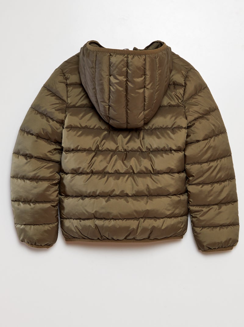 Anorak acolchado con capucha KAKI - Kiabi