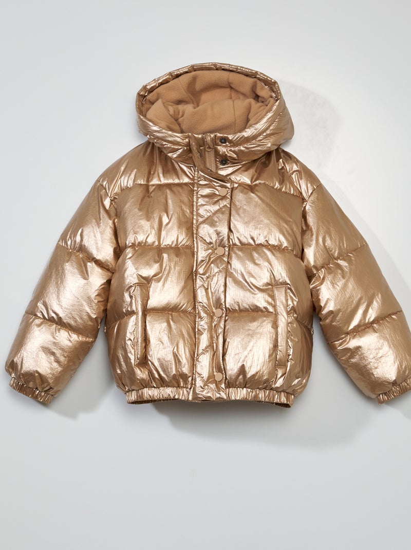 Anorak acolchado con capucha MARRON - Kiabi
